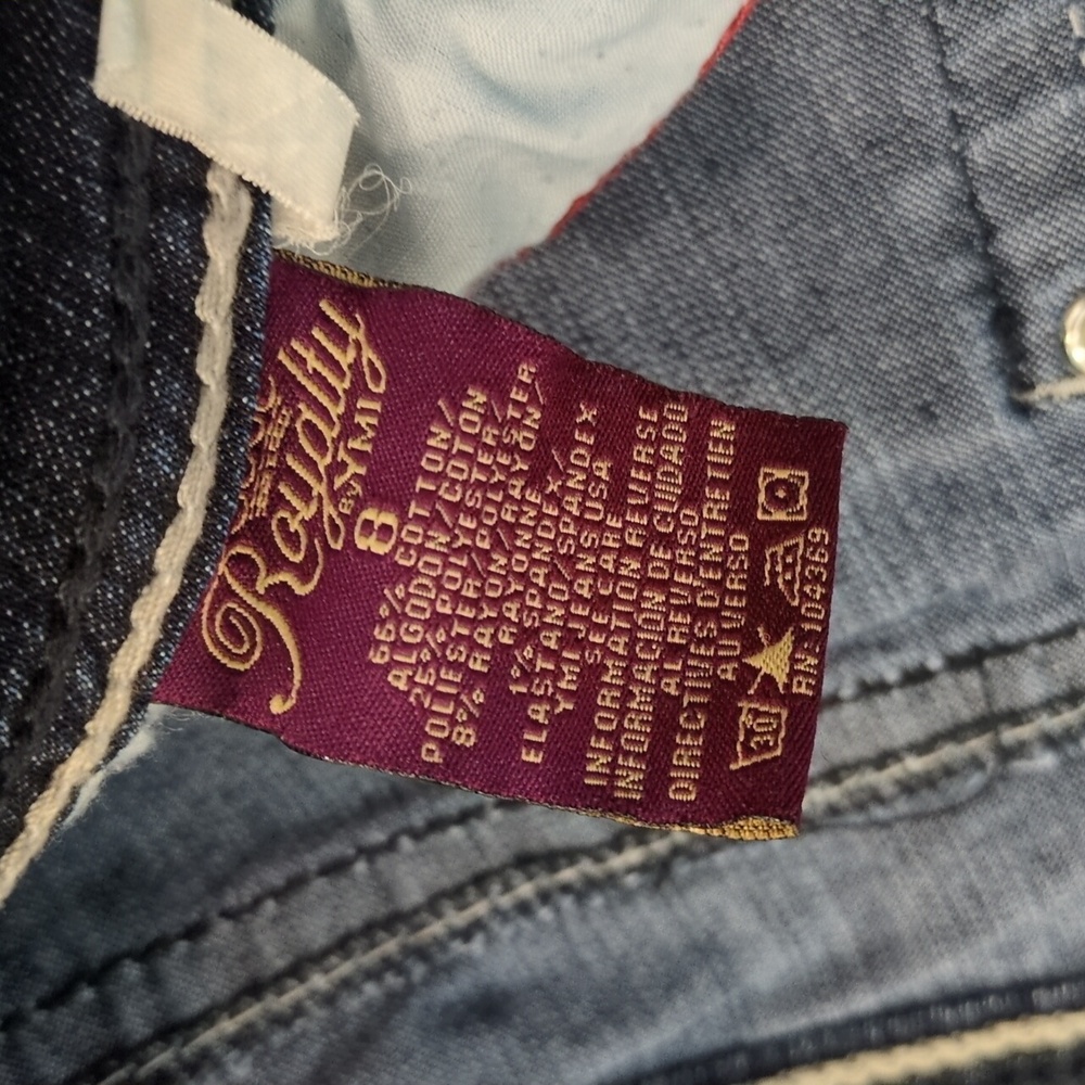 ❤️👖😃 Royalty Dark Blue Women's Capris size 8 ❤️👖😃 - Picture 6 of 11